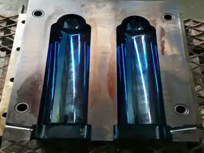 Solid seal pole mold